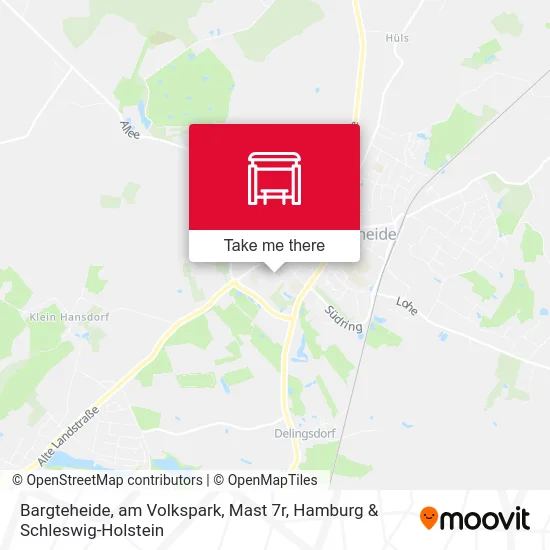 Карта Bargteheide, am Volkspark, Mast 7r