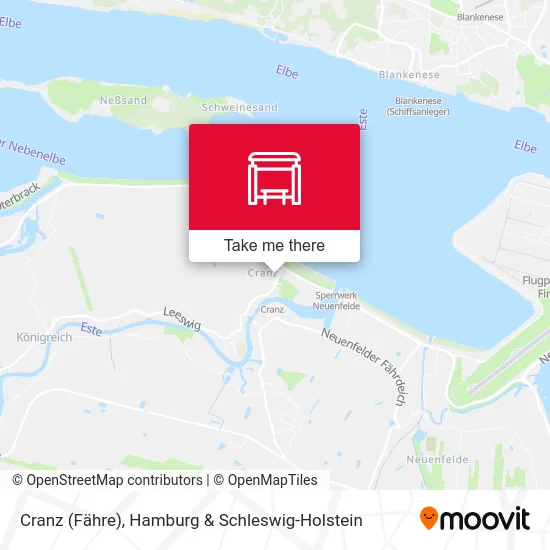 Карта Cranz (Fähre)