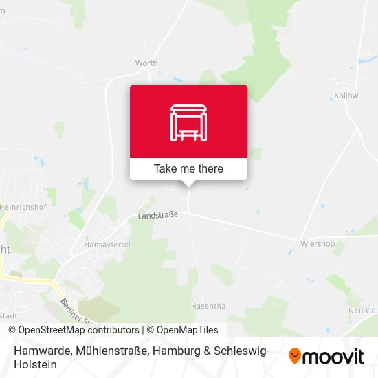 Карта Hamwarde, Mühlenstraße