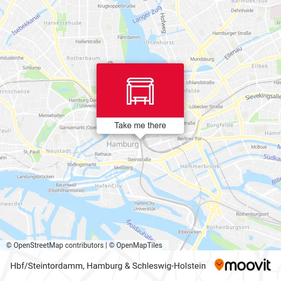 Карта Hbf/Steintordamm