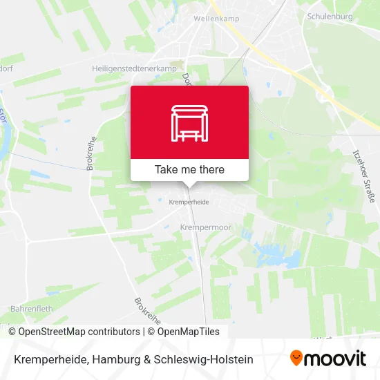 Карта Kremperheide