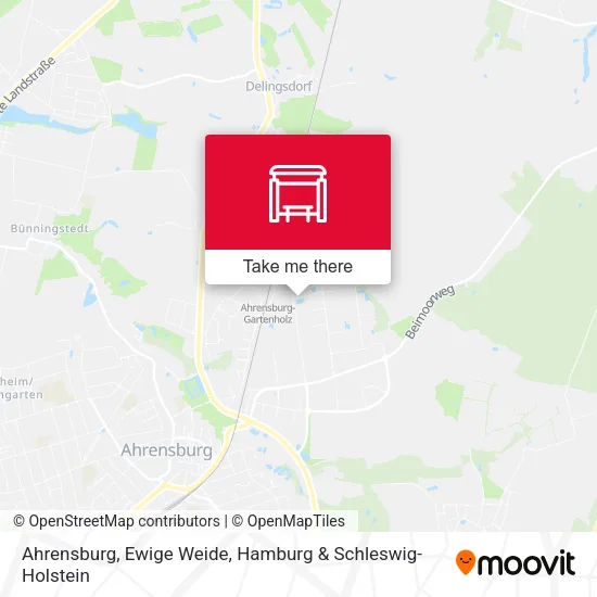 Карта Ahrensburg, Ewige Weide