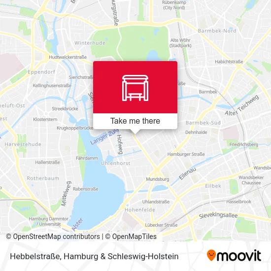 Карта Hebbelstraße