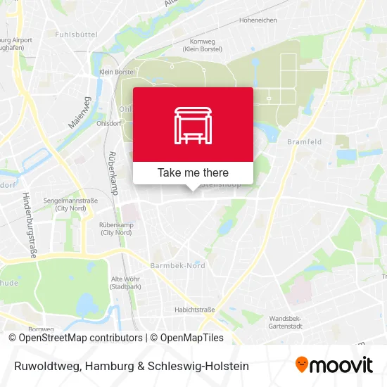 Карта Ruwoldtweg