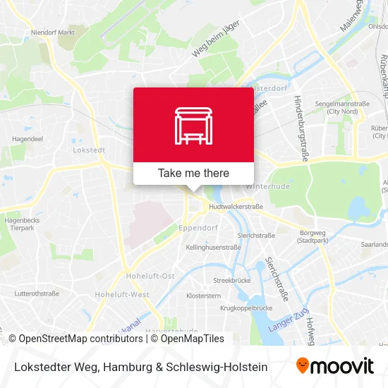 Карта Lokstedter Weg
