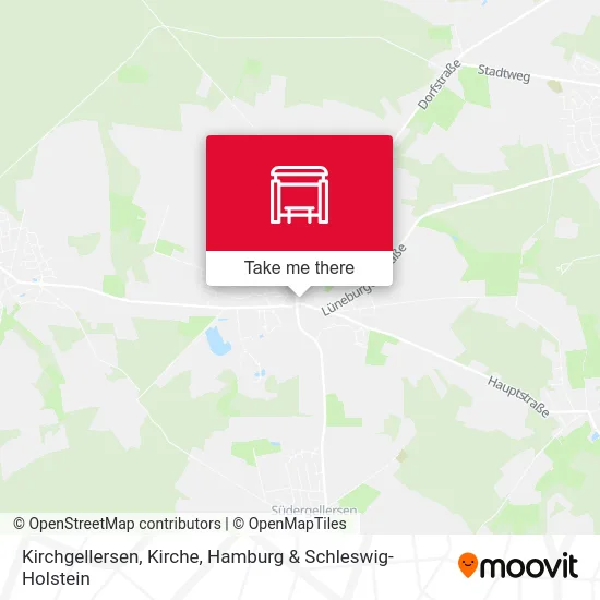 Карта Kirchgellersen, Kirche