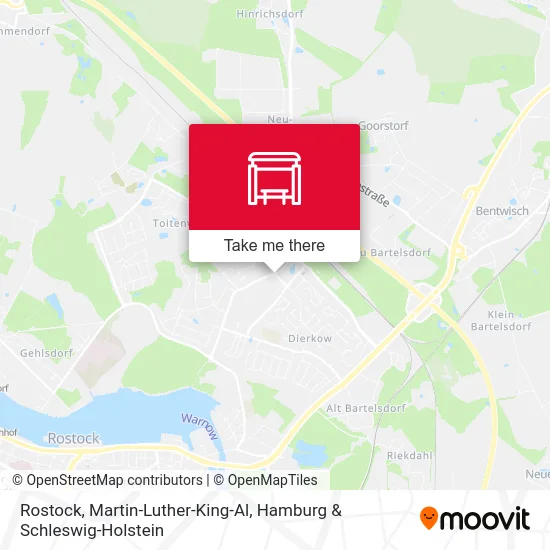 Карта Rostock, Martin-Luther-King-Al