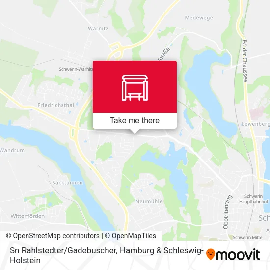 Карта Sn Rahlstedter/Gadebuscher