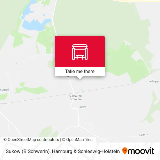 Карта Sukow (B Schwerin)