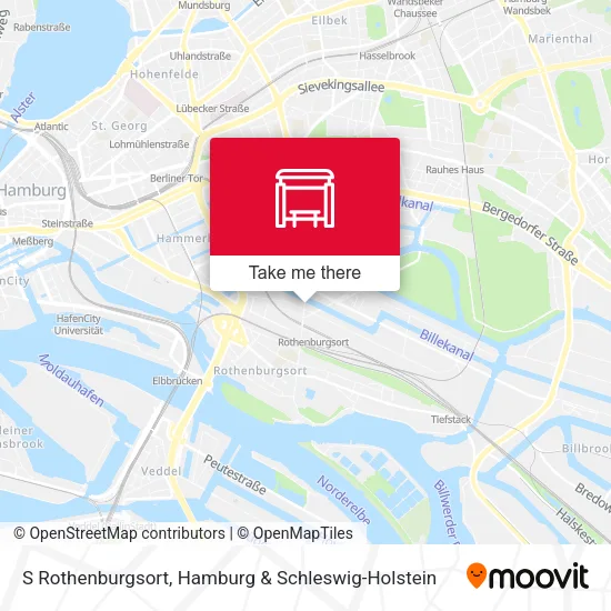 Карта S Rothenburgsort