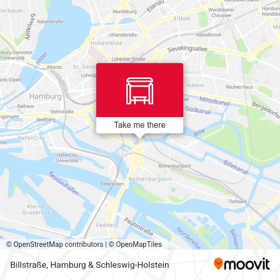 Карта Billstraße