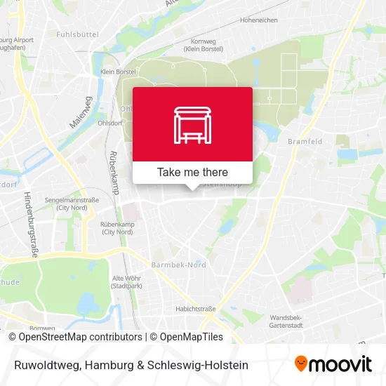 Карта Ruwoldtweg