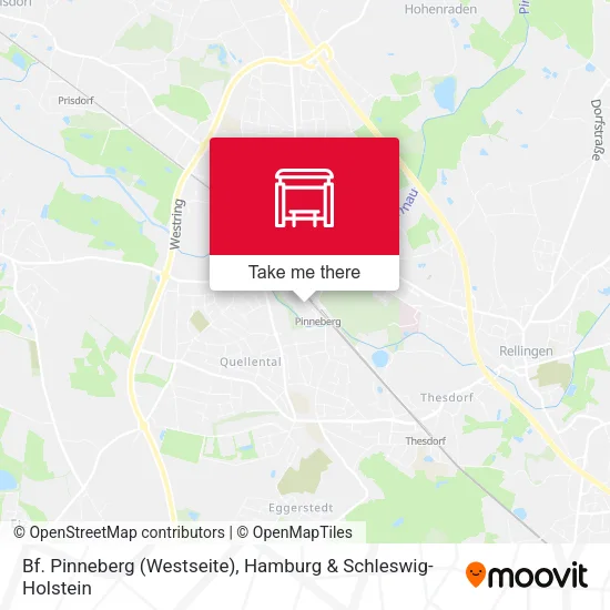 Карта Bf. Pinneberg (Westseite)