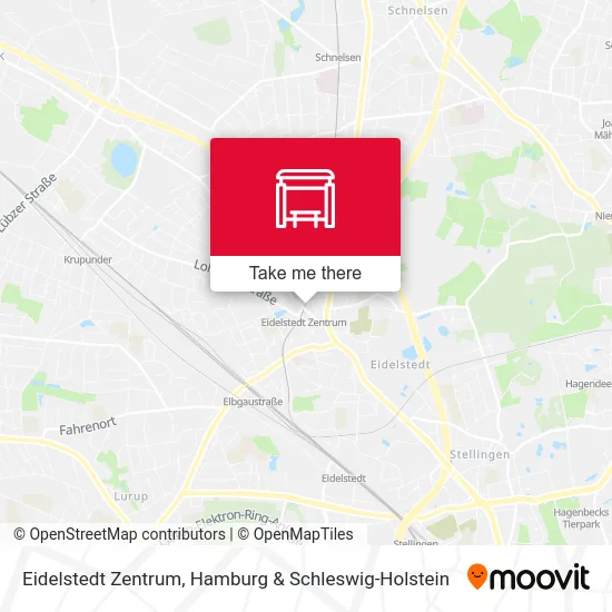 Карта Eidelstedt Zentrum