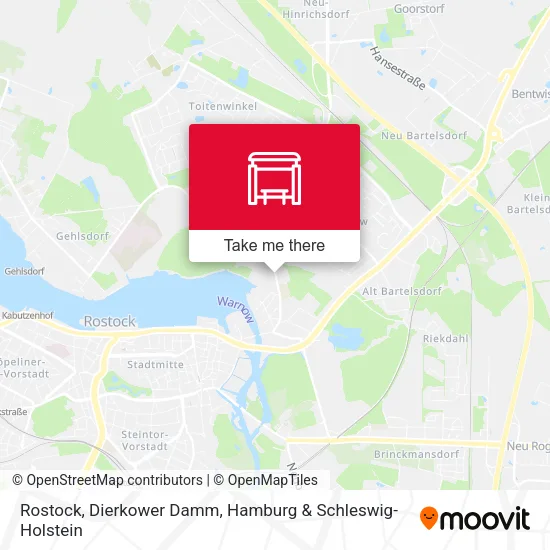 Карта Rostock, Dierkower Damm