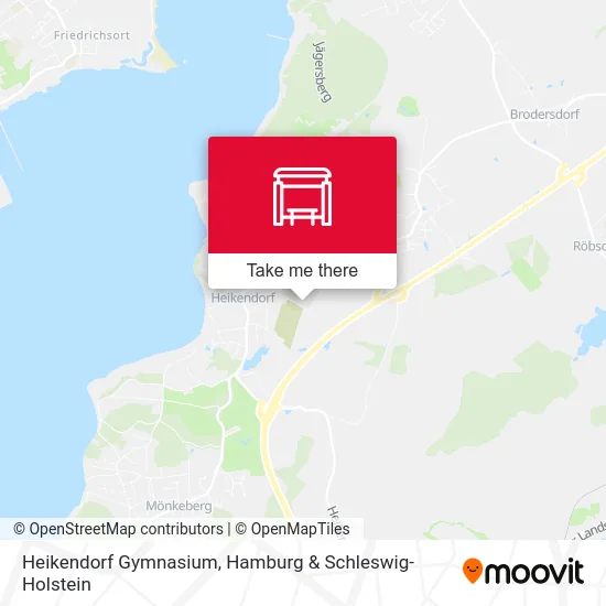 Карта Heikendorf Gymnasium