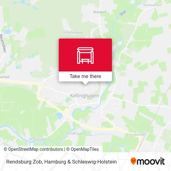 Rendsburg Zob map