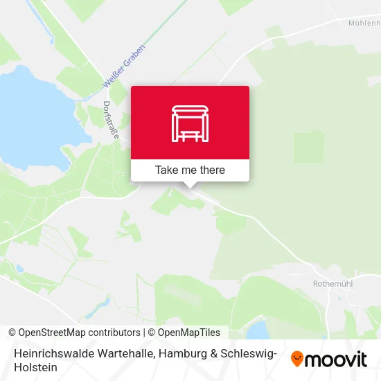 Карта Heinrichswalde Wartehalle