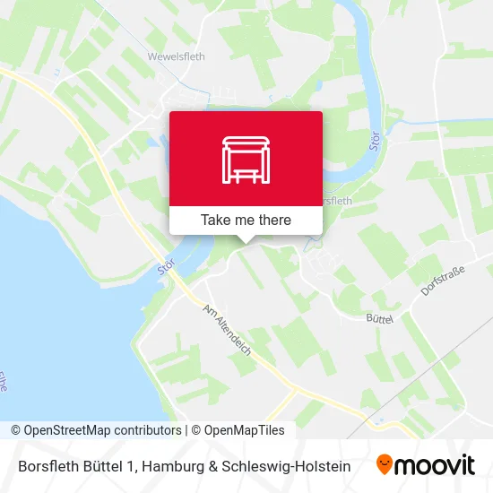 Карта Borsfleth Büttel 1