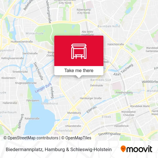 Карта Biedermannplatz