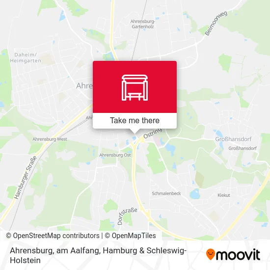 Карта Ahrensburg, am Aalfang