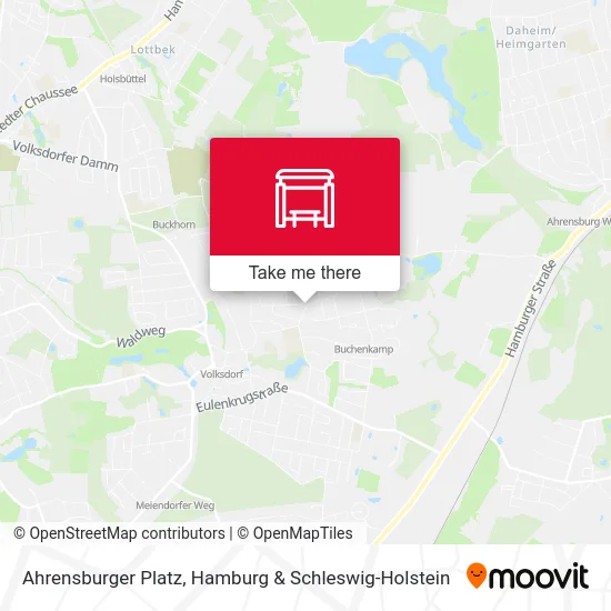 Карта Ahrensburger Platz
