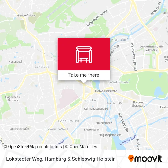 Карта Lokstedter Weg