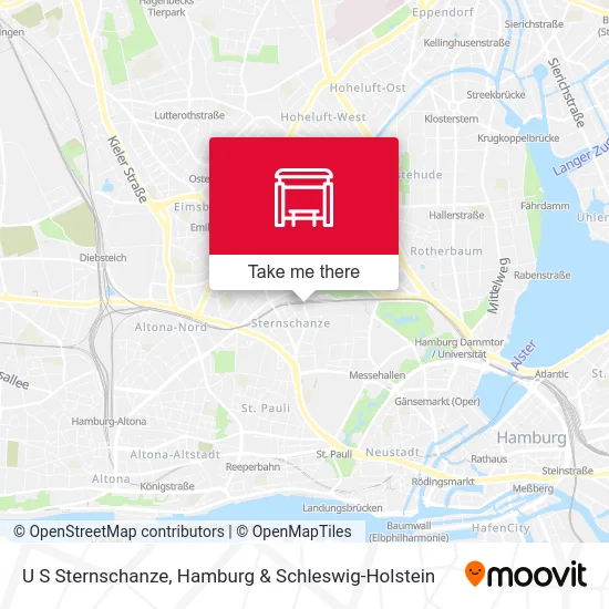 Карта U S Sternschanze