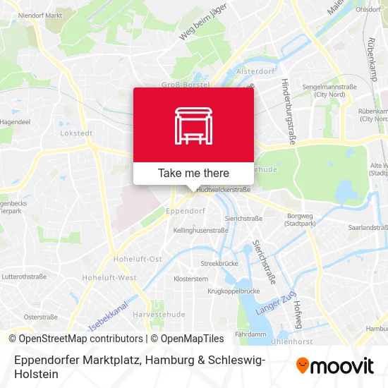Карта Eppendorfer Marktplatz