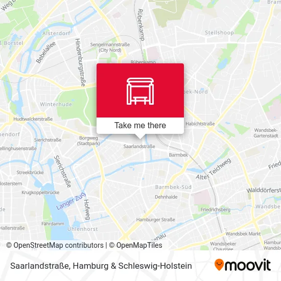 Карта Saarlandstraße