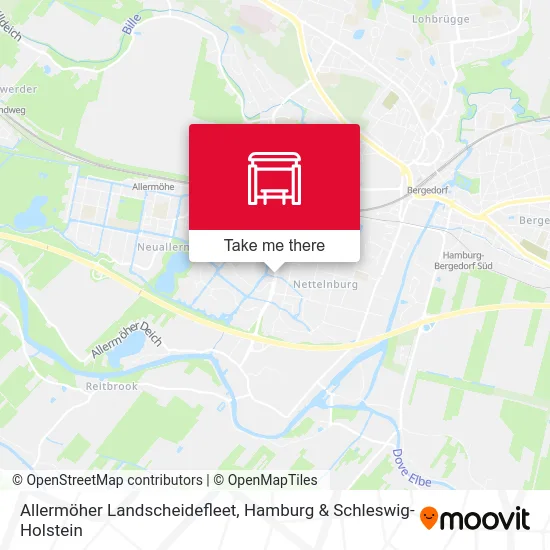 Карта Allermöher Landscheidefleet