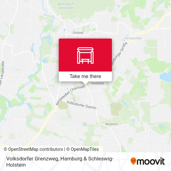 Карта Volksdorfer Grenzweg