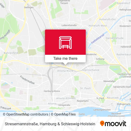 Карта Stresemannstraße