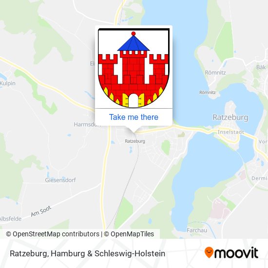 Ratzeburg map