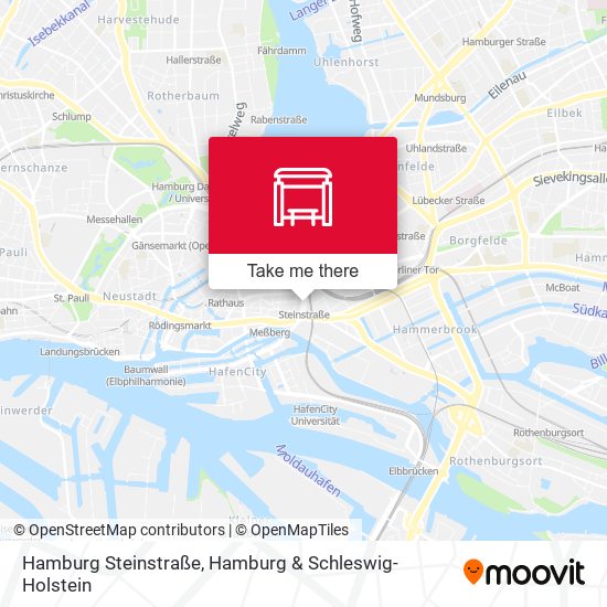 Hamburg Steinstraße map