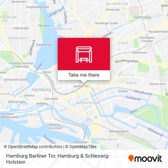 Hamburg Berliner Tor map