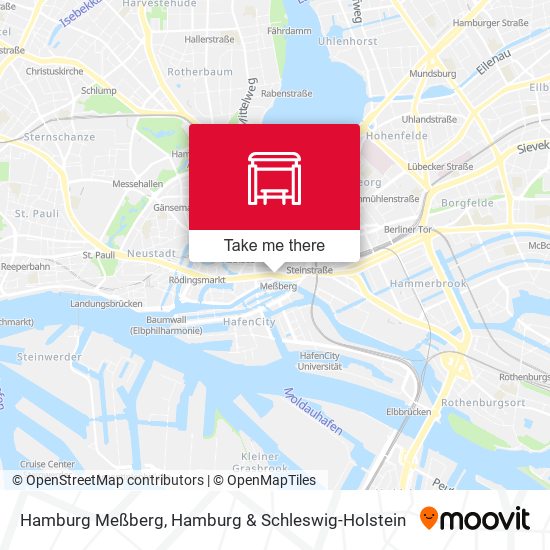 Hamburg Meßberg map