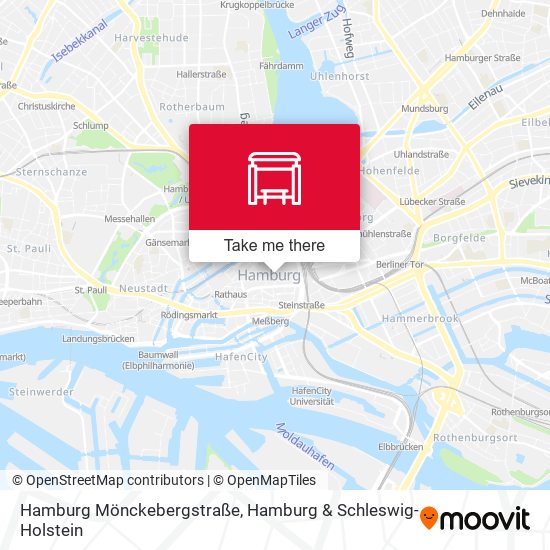 Карта Hamburg Mönckebergstraße