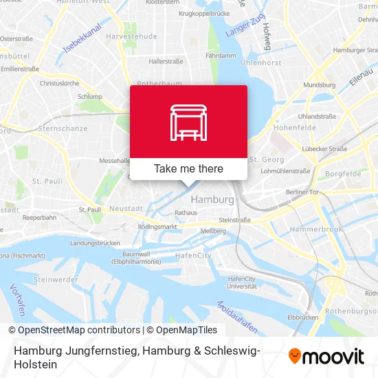 Карта Hamburg Jungfernstieg