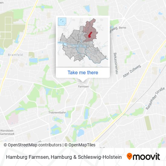 Hamburg Farmsen map