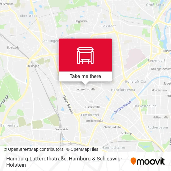 Карта Hamburg Lutterothstraße