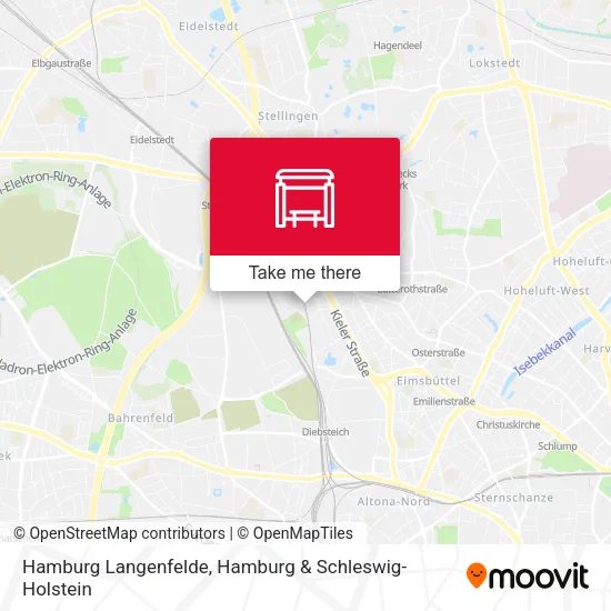 Карта Hamburg Langenfelde