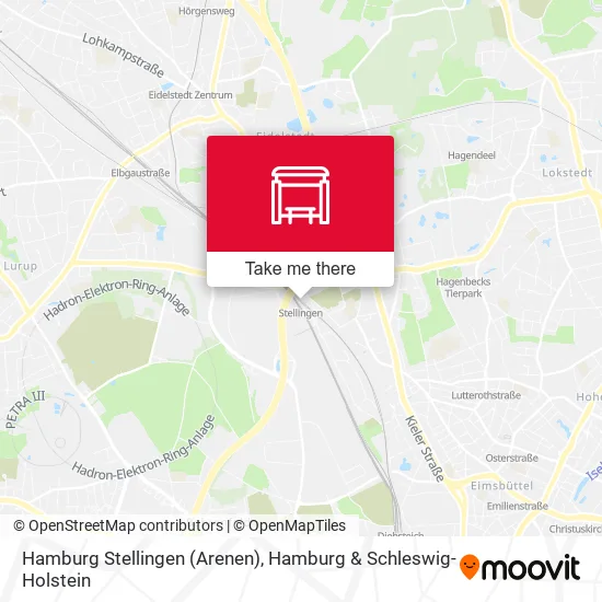 Hamburg Stellingen (Arenen) map