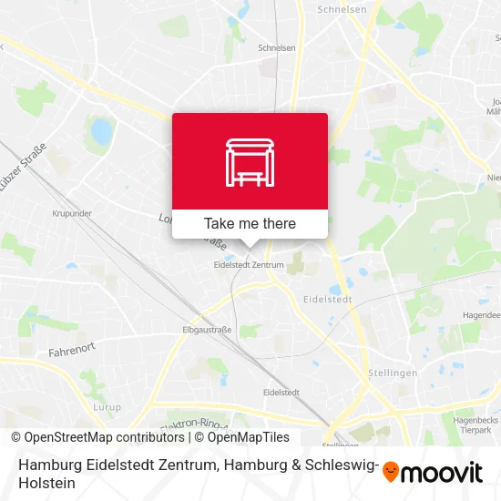 Карта Hamburg Eidelstedt Zentrum