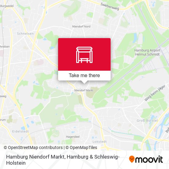 Hamburg Niendorf Markt map
