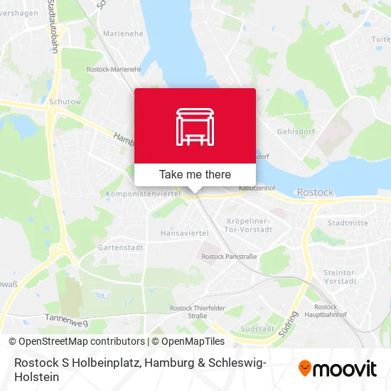 Карта Rostock S Holbeinplatz