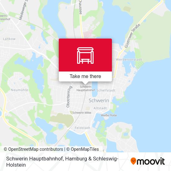 Schwerin Hauptbahnhof map