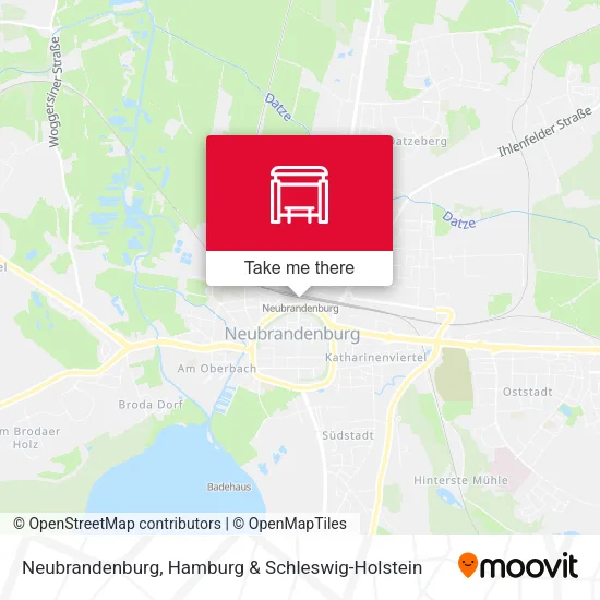 Карта Neubrandenburg