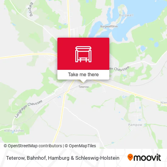 Карта Teterow, Bahnhof