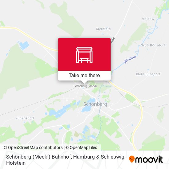 Schönberg (Meckl) Bahnhof map